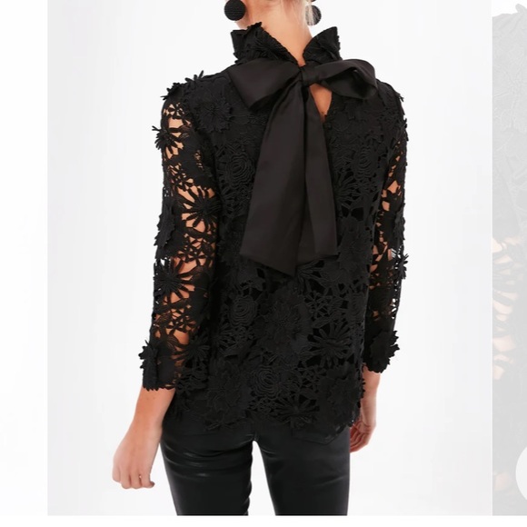Black Guipure Lace Faye Blouse
TUCKERNUCK - Picture 6 of 14